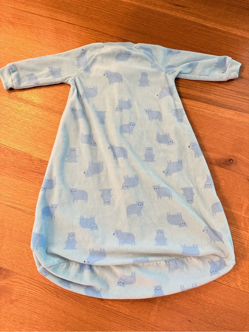 CARTER’S | Light Blue Bear Fleece Sleep Sack